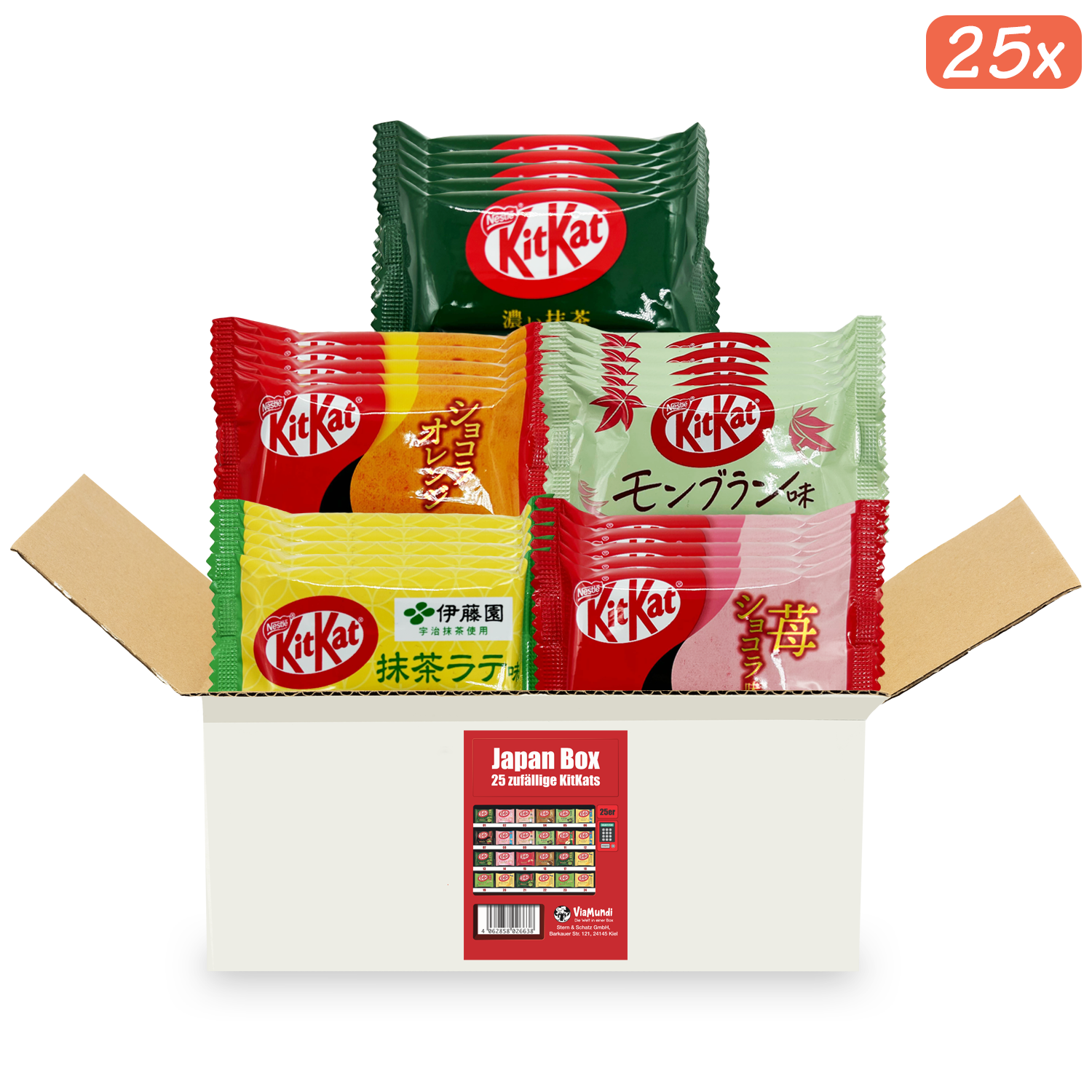KitKat Überraschungsbox: Japanische Schokoriegel im 25er oder 36er Pack
