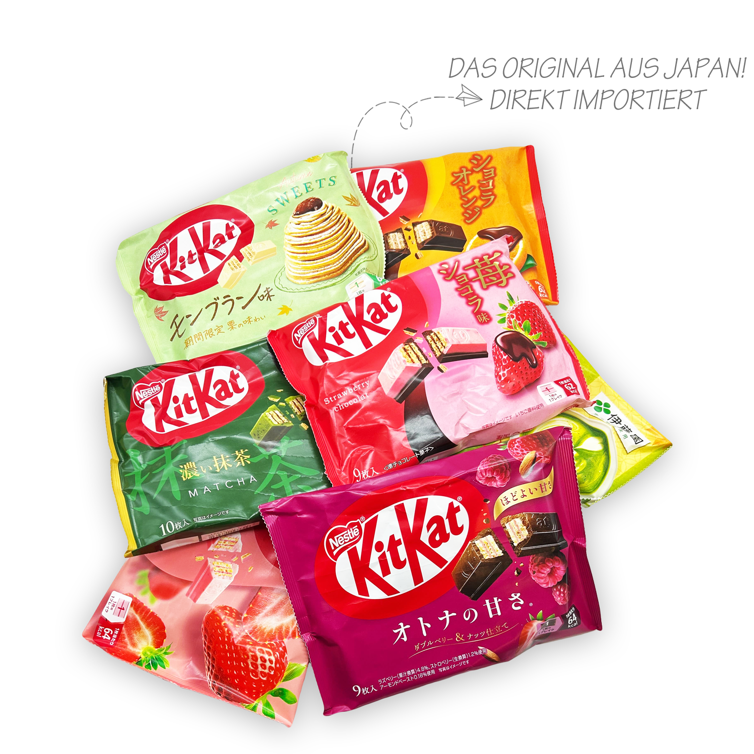 KitKat Überraschungsbox: Japanische Schokoriegel im 25er oder 36er Pack