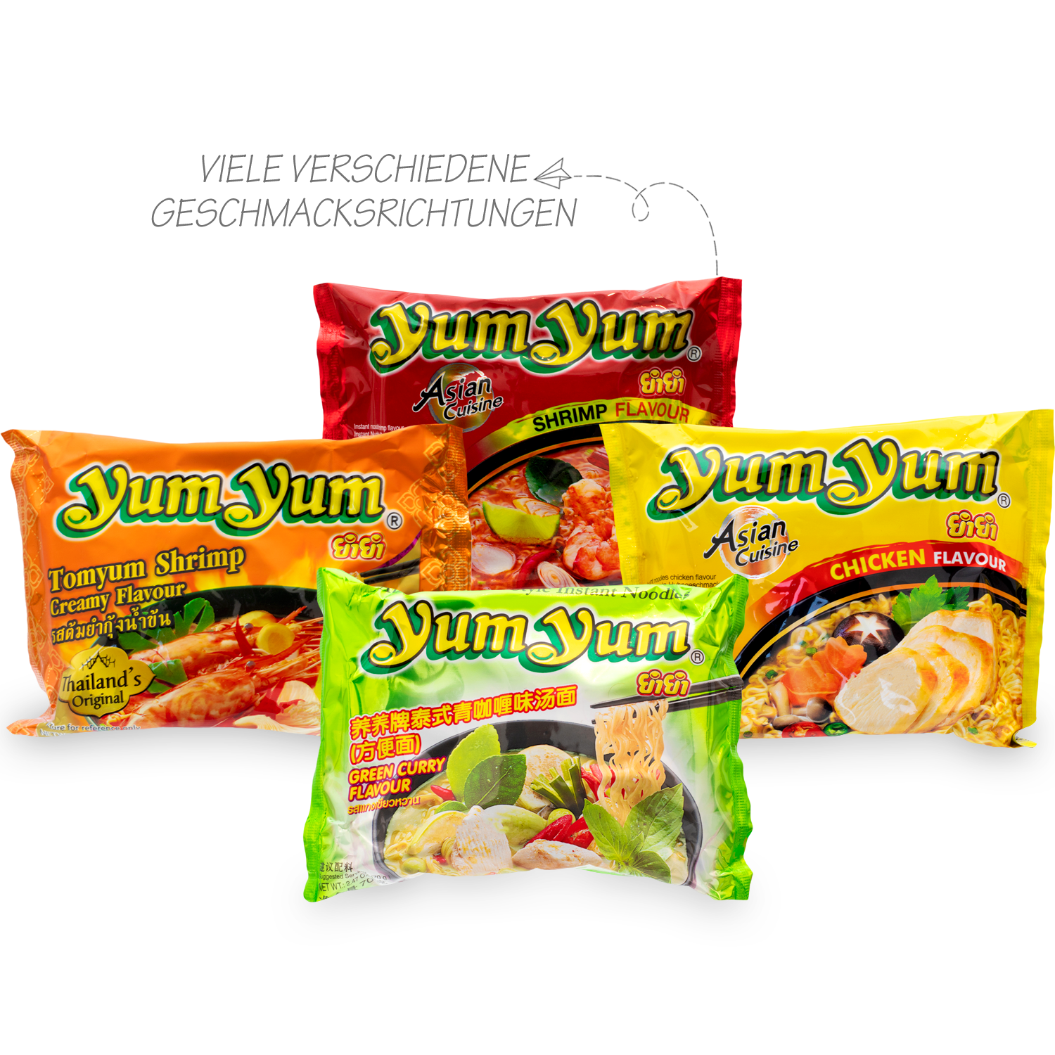 Ba Mee: Surprise box with 30 Thai MAMA or YUMYUM instant noodles