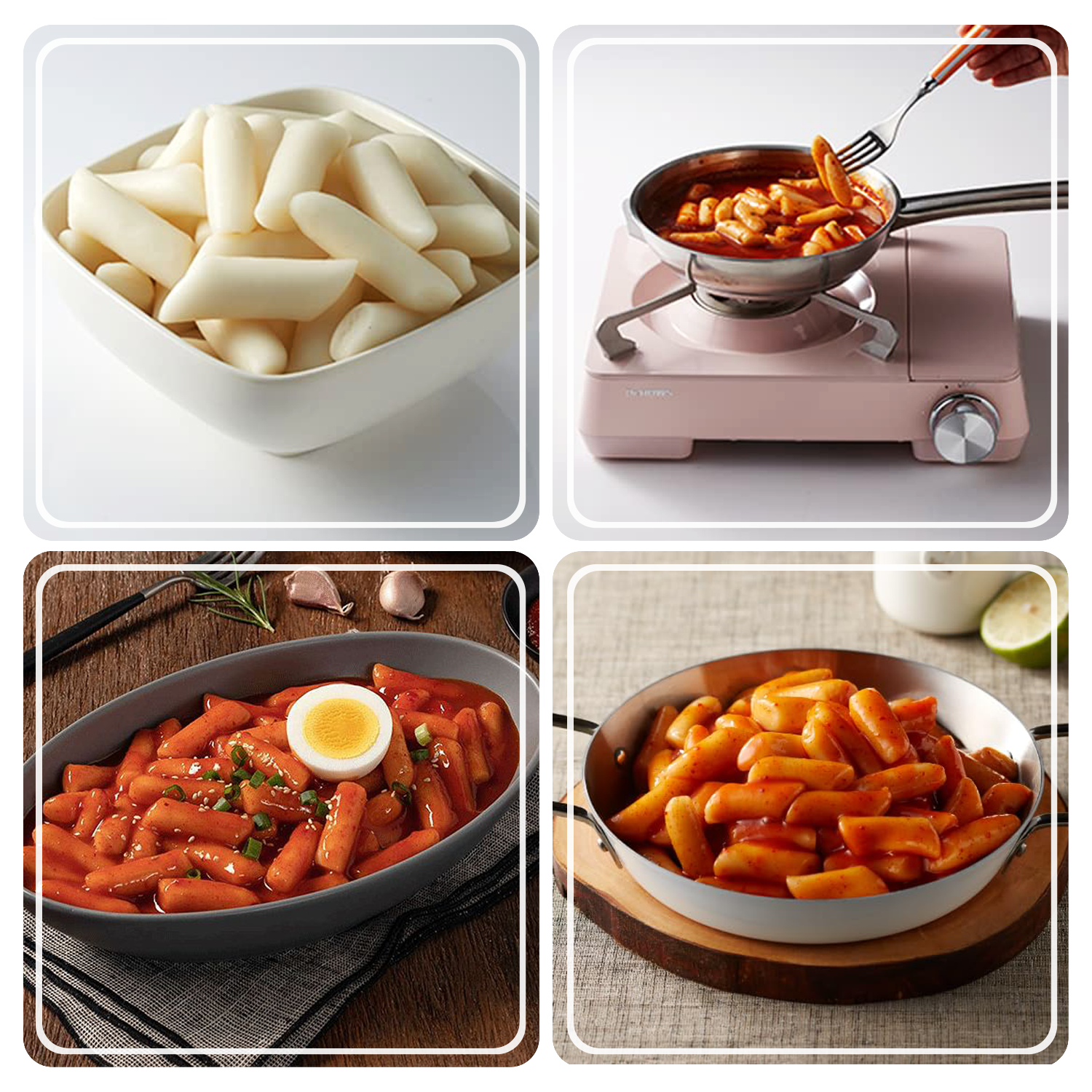 Tteokbokki Korean rice cake cooking box