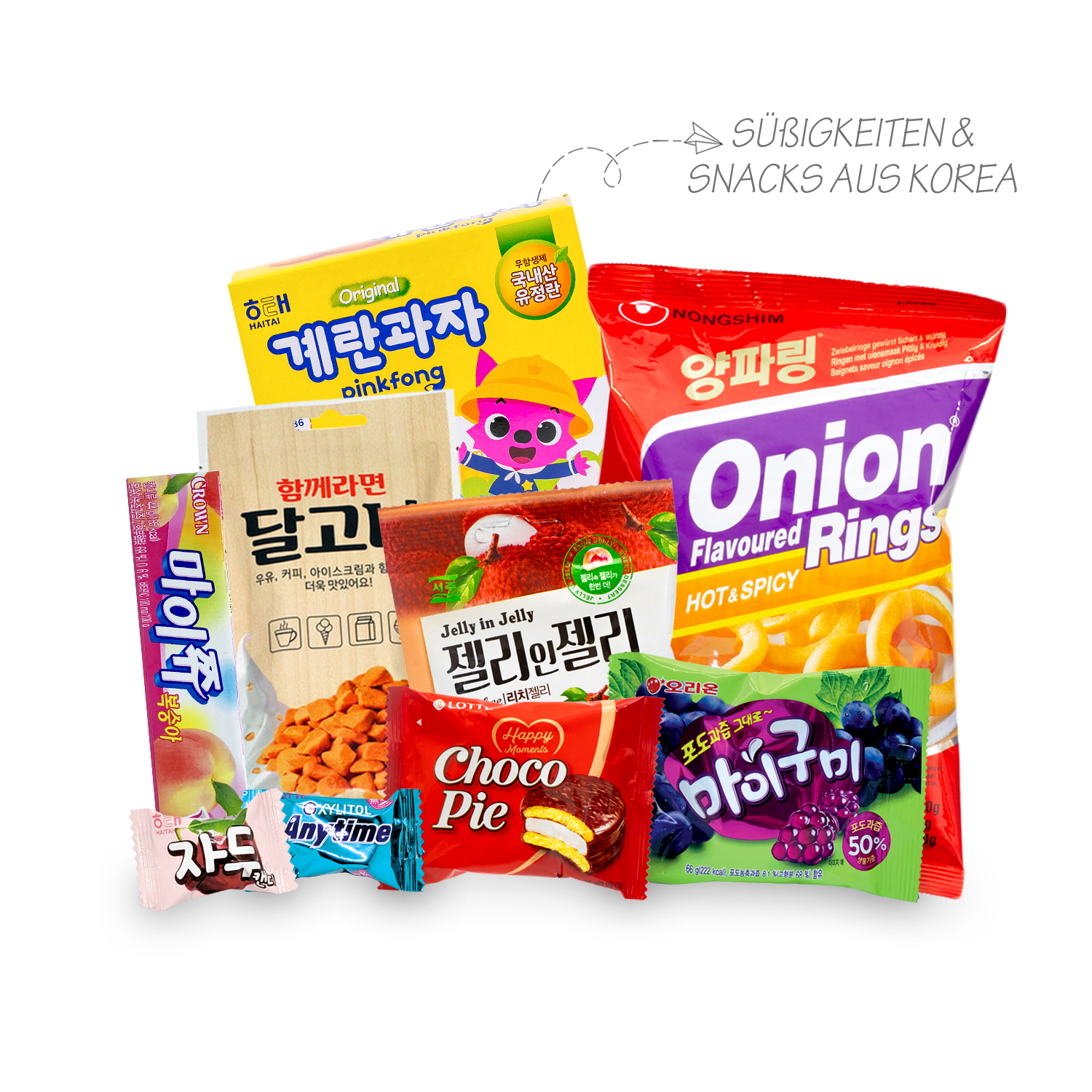 Korea Experience: 1 candy box & 1 noodle box from Korea