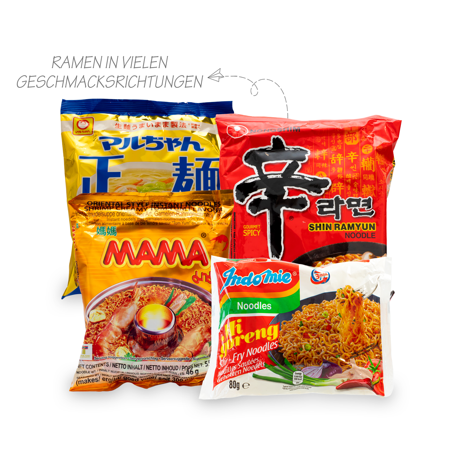 Noodle Experience: Instant noodles from Japan, Korea and Thailand