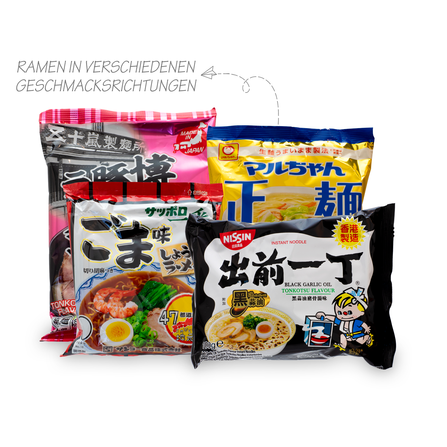 Japan Experience: 1 candy box & 1 noodle box from Japan