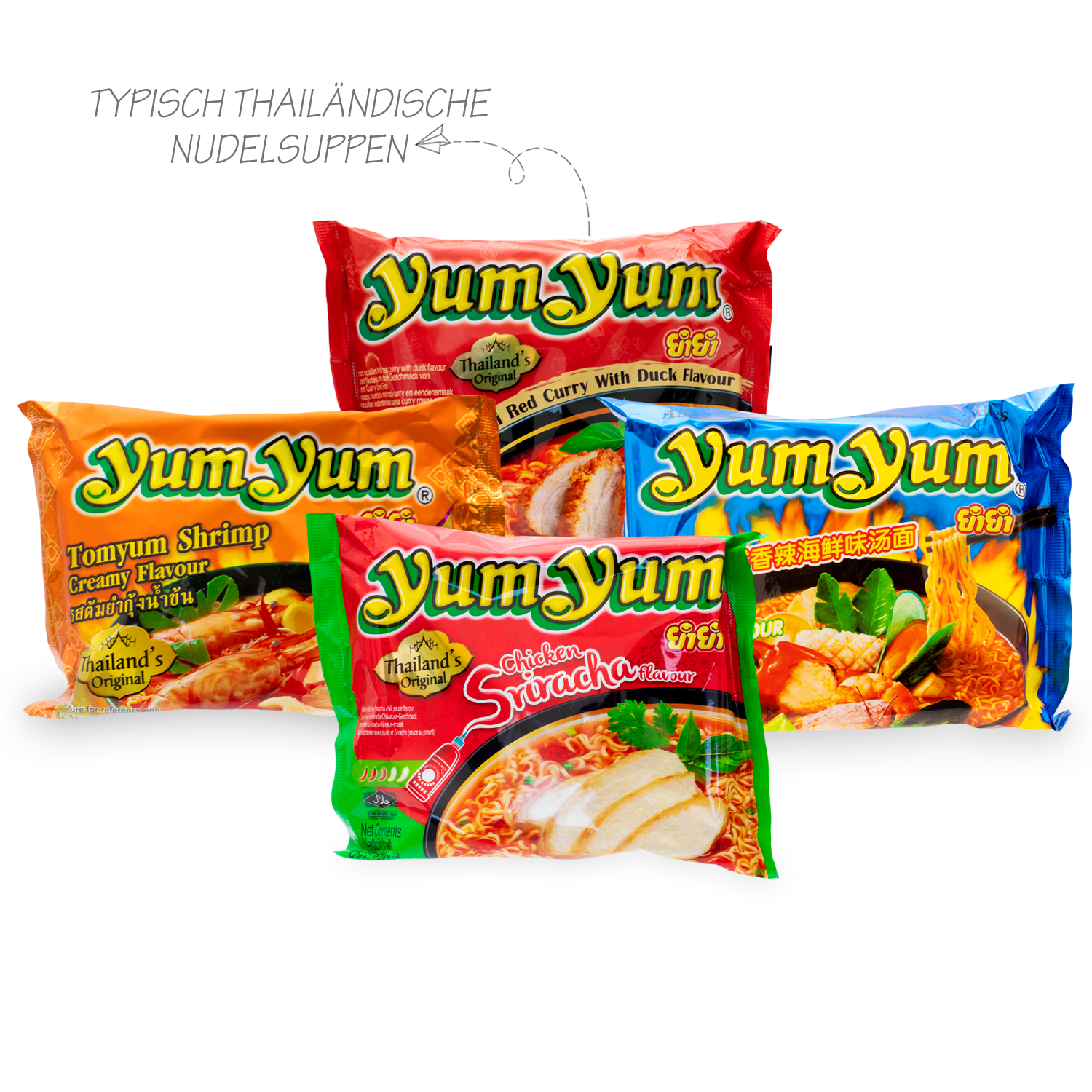 Noodle Experience: Instant noodles from Japan, Korea and Thailand