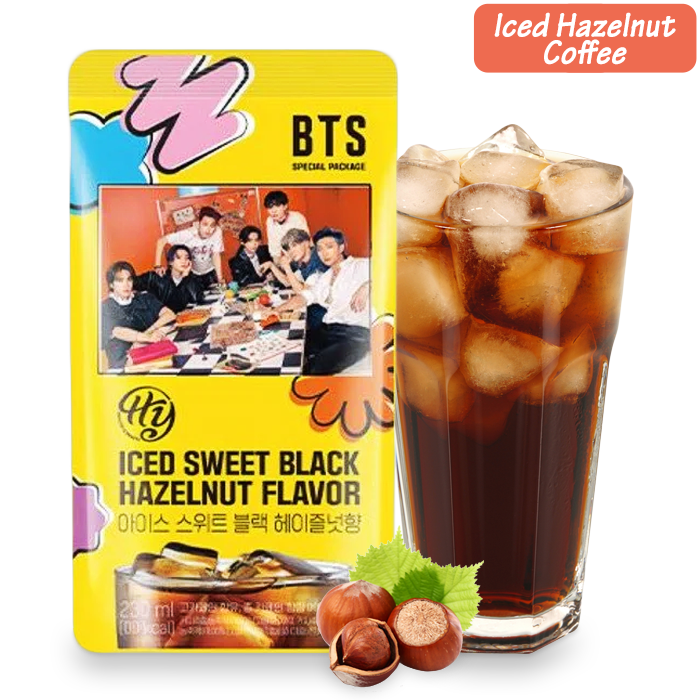BTS Iced Coffee: Korean coffee drinks for K-Pop fans (2 flavors)