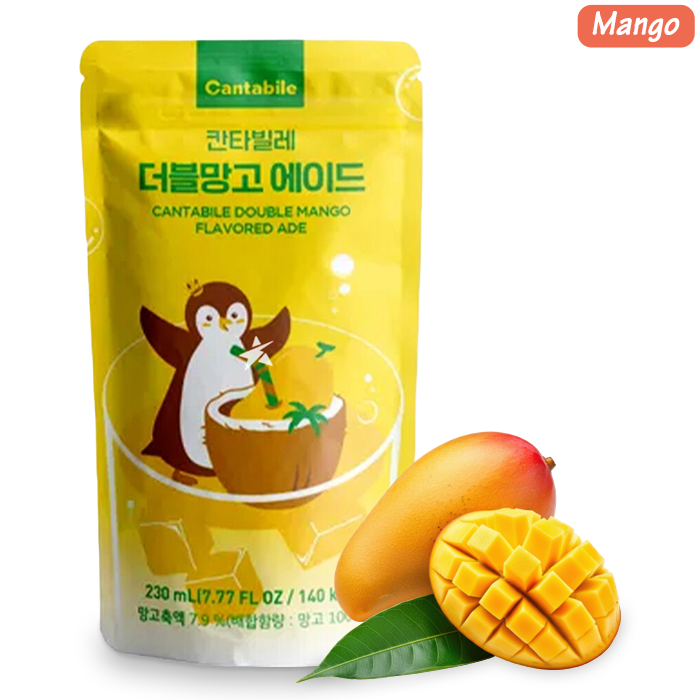 Cantabile Flavored Ade - Eine fruchtige Limonade aus Korea (5 Geschmacksrichtungen)