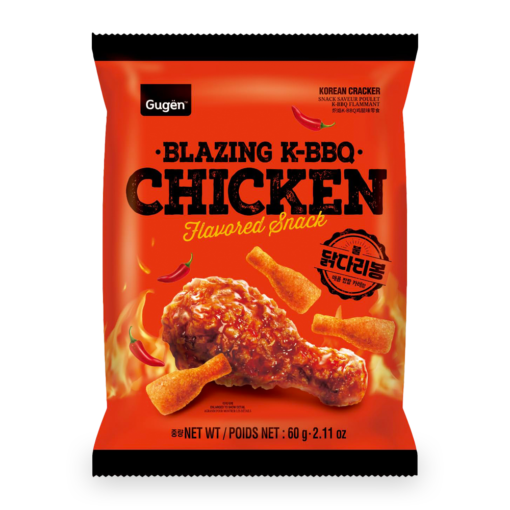 Blazing K-BBQ Chicken Snack: Ein knuspriger koreanischer Snack