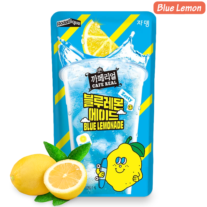 Cafe Real Flavored Ade: Koreanisches Fruchtgetränk im Beutel (6 Geschmacksrichtungen)