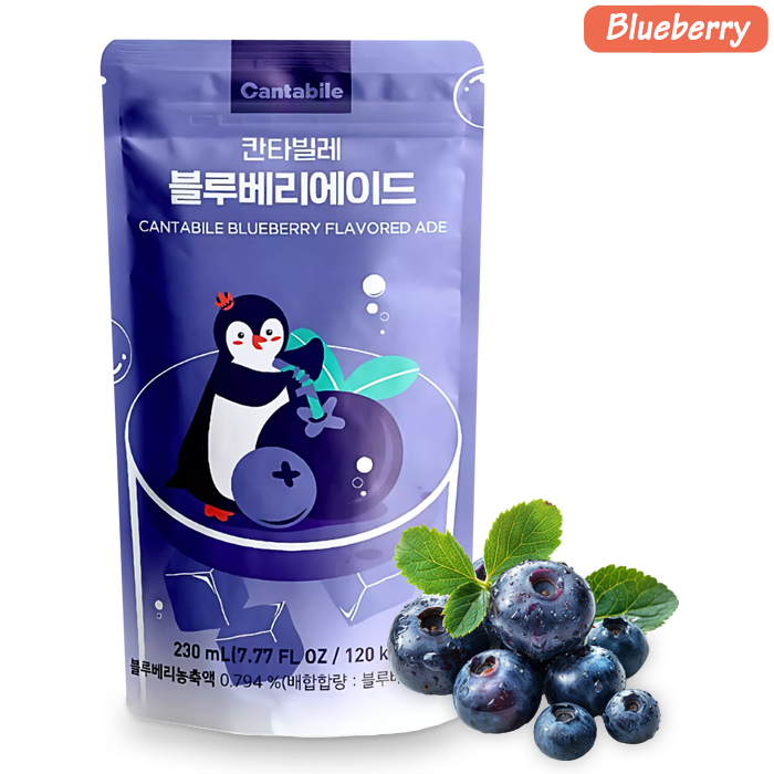 Cantabile Flavored Ade - Eine fruchtige Limonade aus Korea (9 Geschmacksrichtungen)