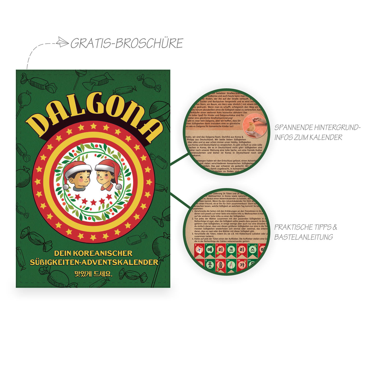 Dalgona: Koreanischer Süßigkeiten-Adventskalender 2025