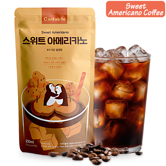 Cantabile Iced Coffee - Refreshing coffee drinks from Korea (2 flavors)