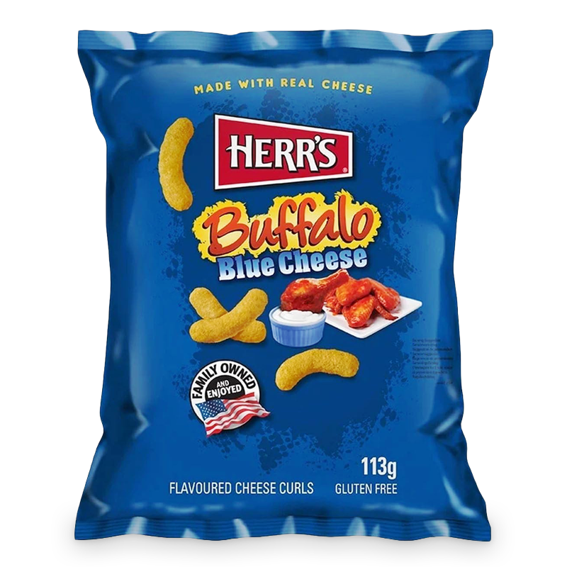 HERR'S Cheese Curls: Leckere Käsechips aus den USA (3 Geschmacksrichtungen)