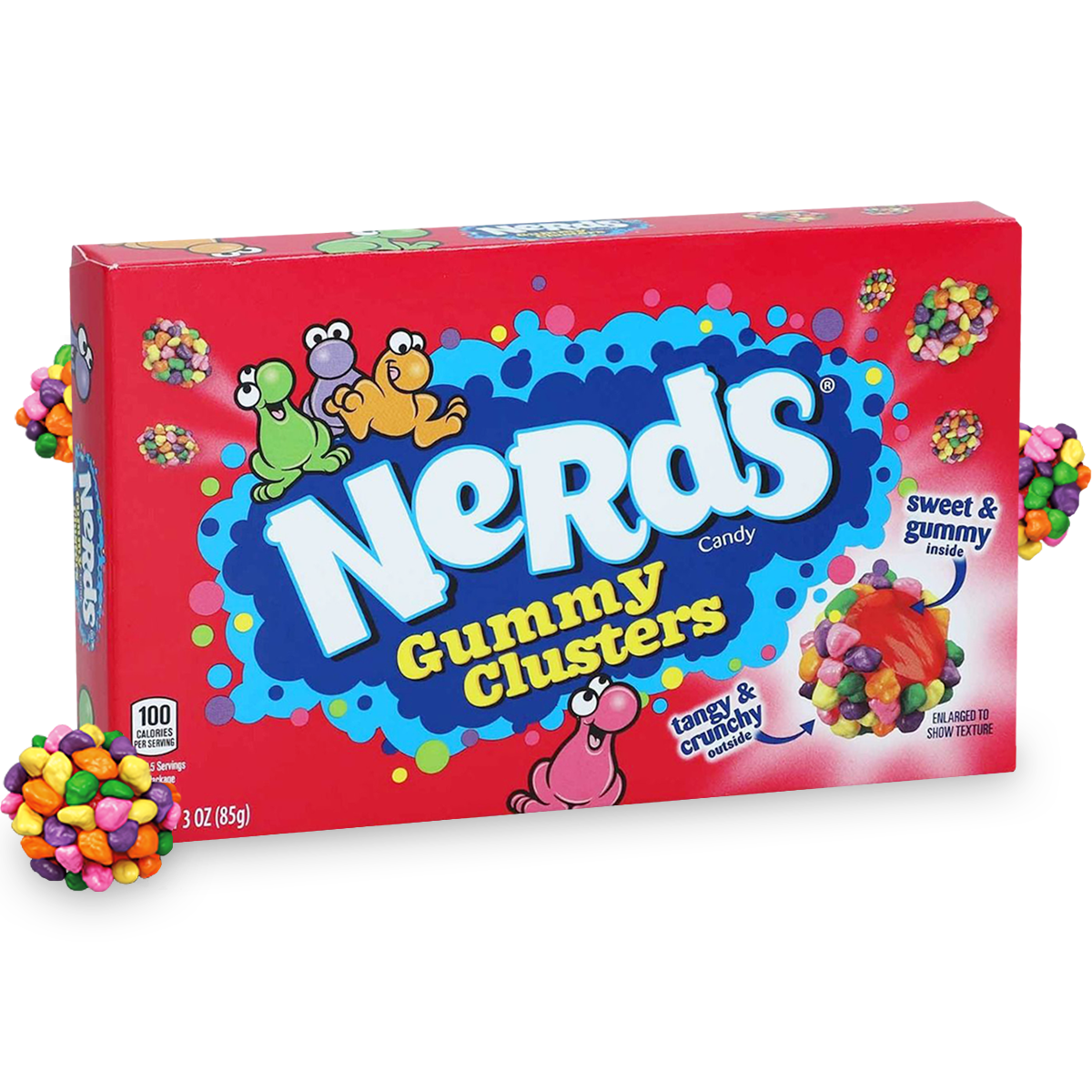 Wonka Nerds Gummy Clusters: Amerikanische Fruchtgummis mit Nerds Candy