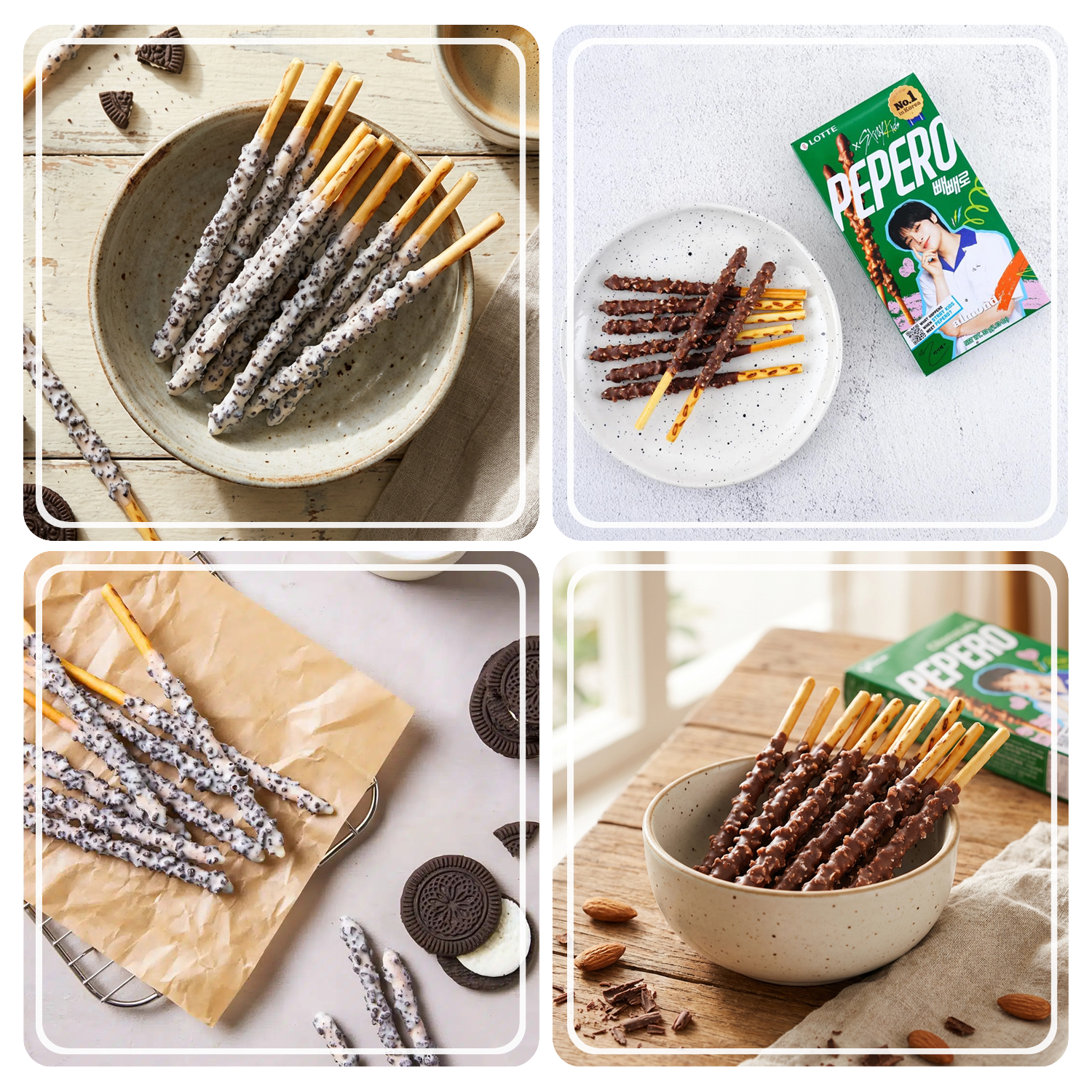 Stray Kids Lotte Pepero: Koreanische Keksstangen mit Schokolade