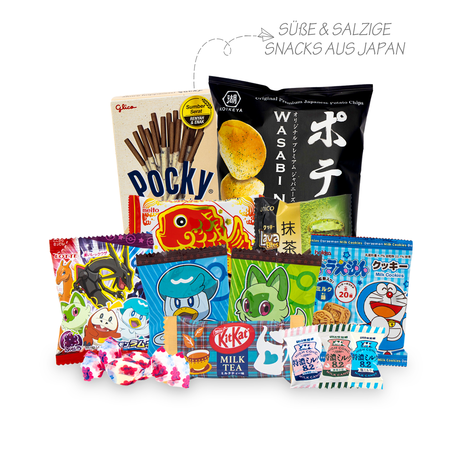 Snack-Bundle: 2 Süßigkeitenboxen aus Korea und Japan