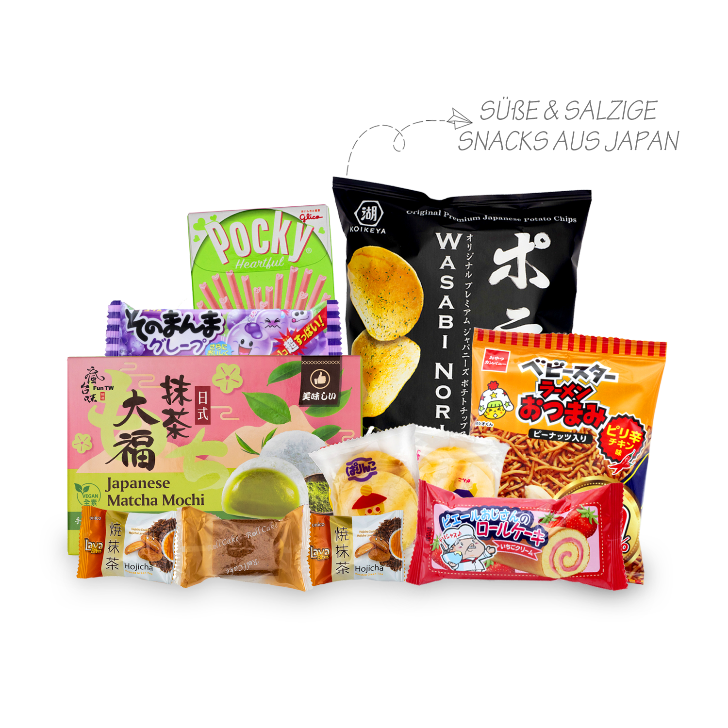 Double Snack-Bundle: 4 Süßigkeitenboxen aus Korea und Japan