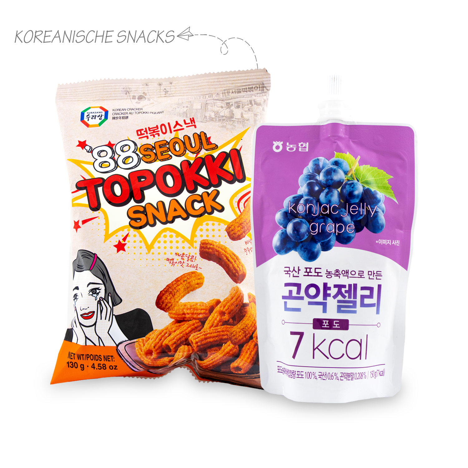 Korea Convenience Store Erlebnis-Box: Überraschungsbox mit koreanischen Supermarkt-Artikeln