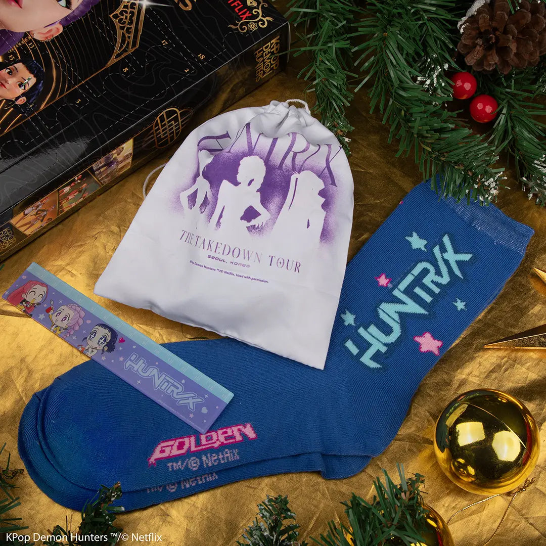 KPop Demon Hunters Adventskalender 2026 Klassik Schwarz-Gold